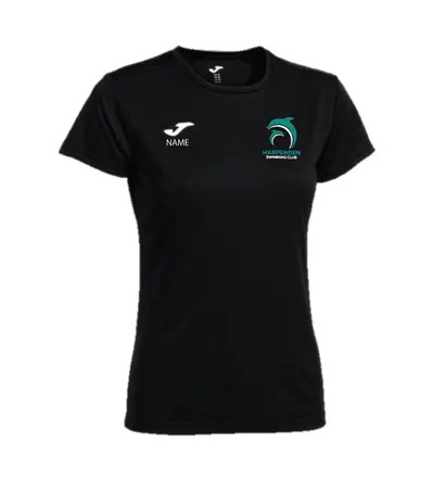 Harpenden SC Womans Combi T-Shirt Black JNR