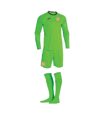 HTFC Replica Away Zamora X GK Set Green/Black JNR