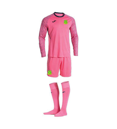 DRYFC Zamora X Home GK Set Pink JNR
