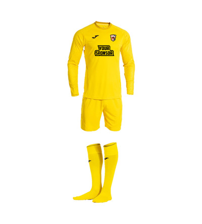 Harlow Tekkers Zamora X GK Set Yellow with Badge, Number & Sponsor