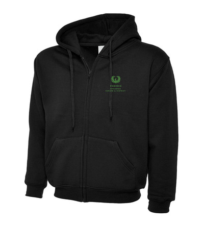 Phoenix Explorers Zip Hoodie with Name Black 