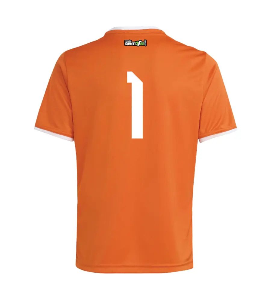 Chars Adidas Entrada 26 Goalkeeper Set Orange/White SNR