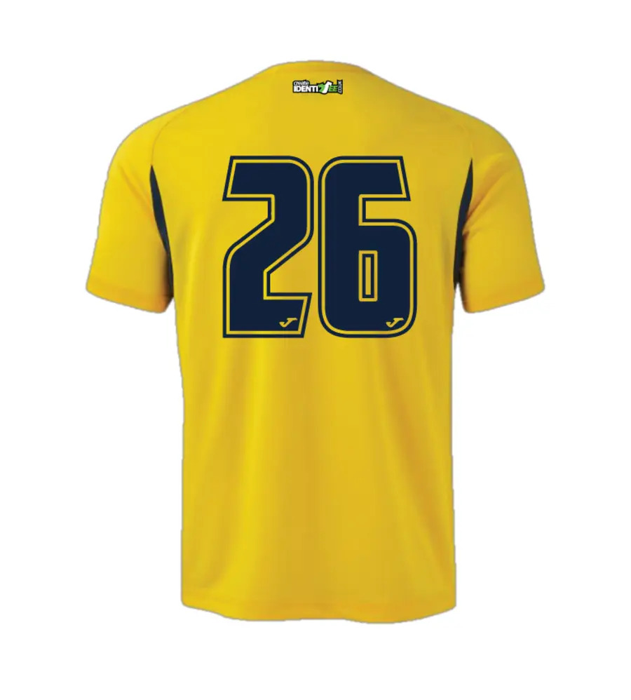 SK Sports Champ 20 T-Shirt Yellow/Royal/Navy SNR