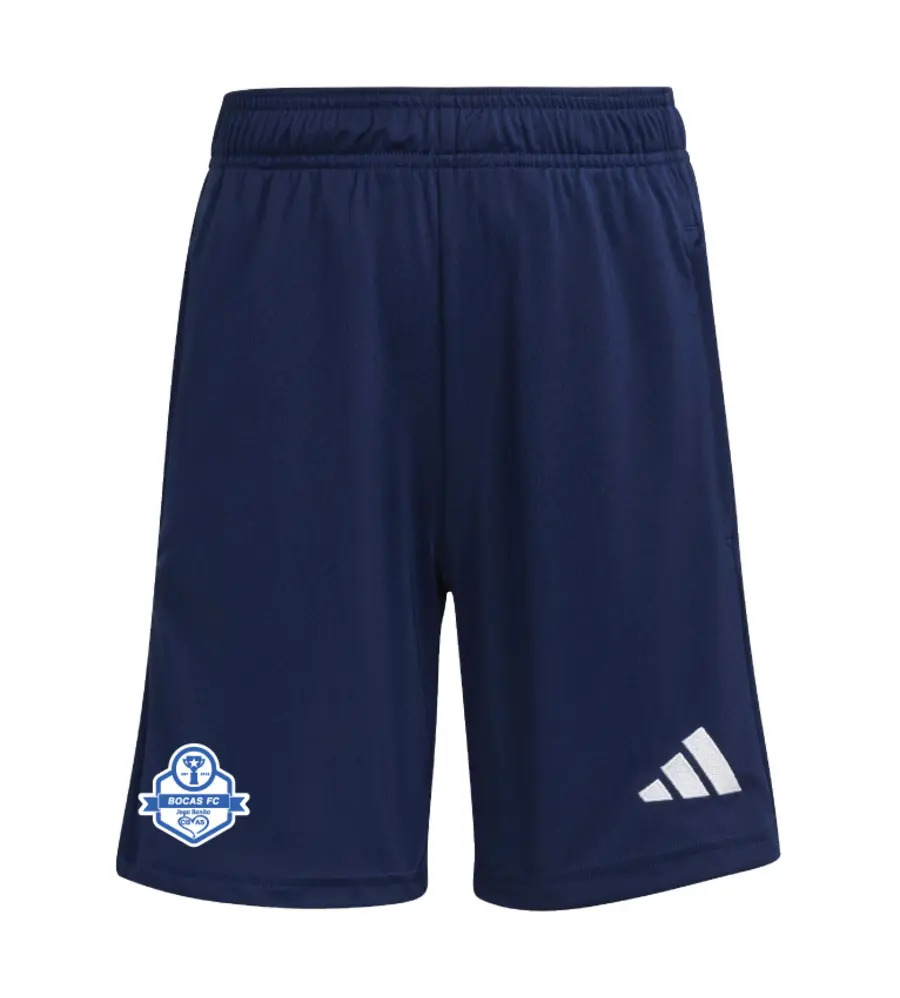 Bocas Coaches Adidas Entrada 26 Zip-Pocket Short Navy