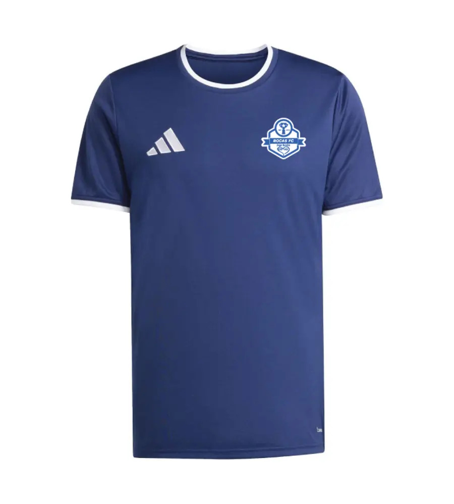 Bocas Adidas Entrada 26 Training T-Shirt Navy JNR