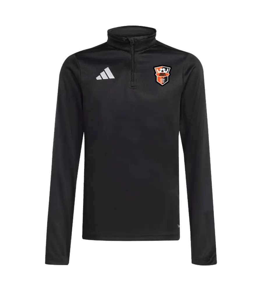 Harlow Tekkers Adidas Entrada 26 1/4 Zip Black JNR
