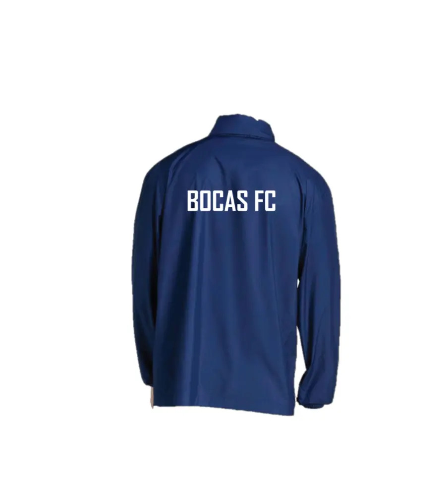 Bocas Coaches Adidas Entrada 26 Hooded Multi Jacket Navy
