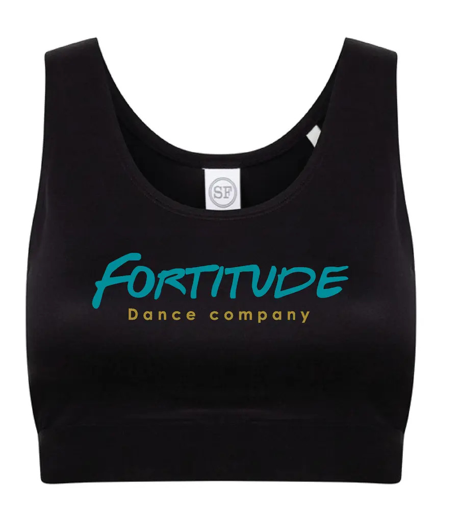 Fortitude Dance Crop Top Black