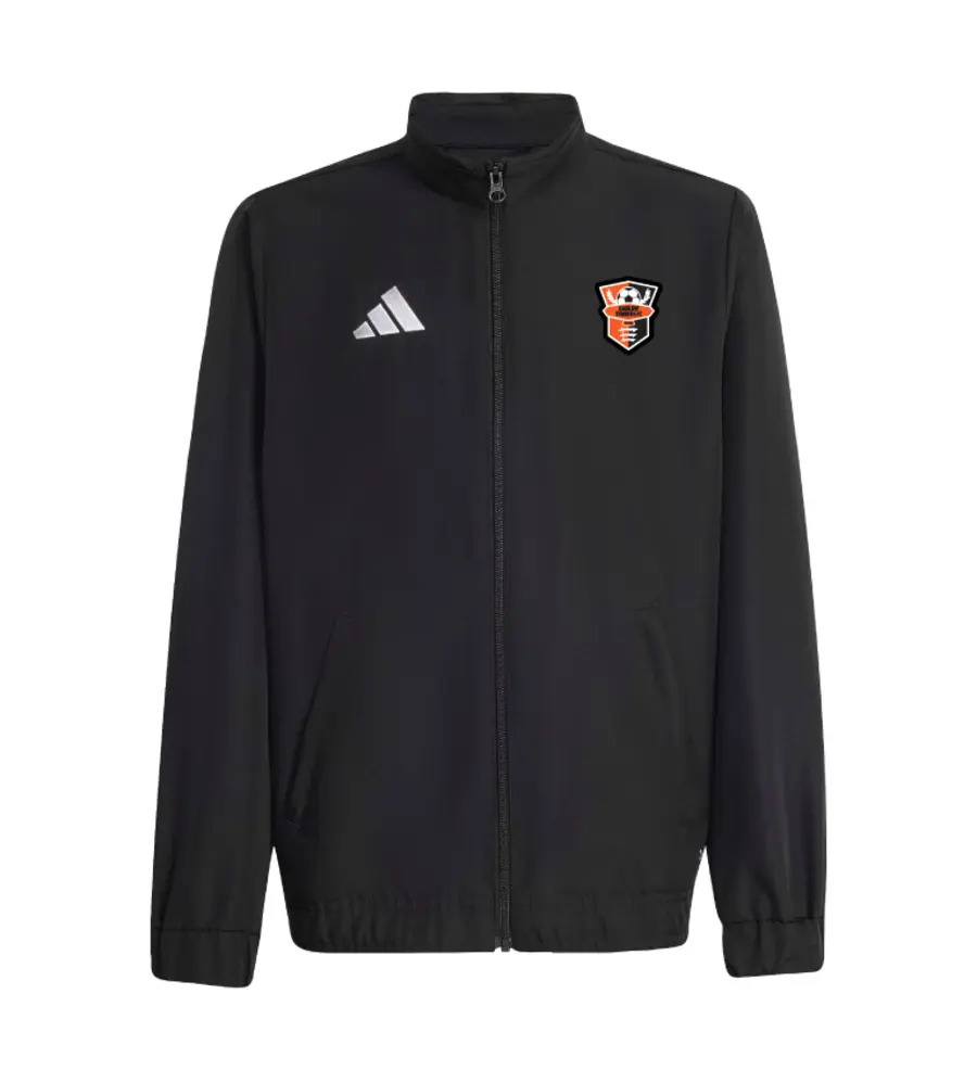 Harlow Tekkers Adidas Entrada 26 Full Zip Black JNR