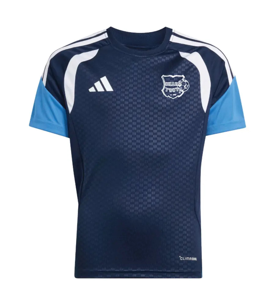 Chars Adidas Tiro 26 T-Shirt Navy JNR