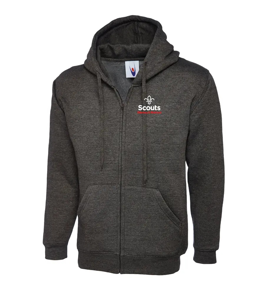 Scouts Billericay & Wickford Zip Hoodie Charcoal