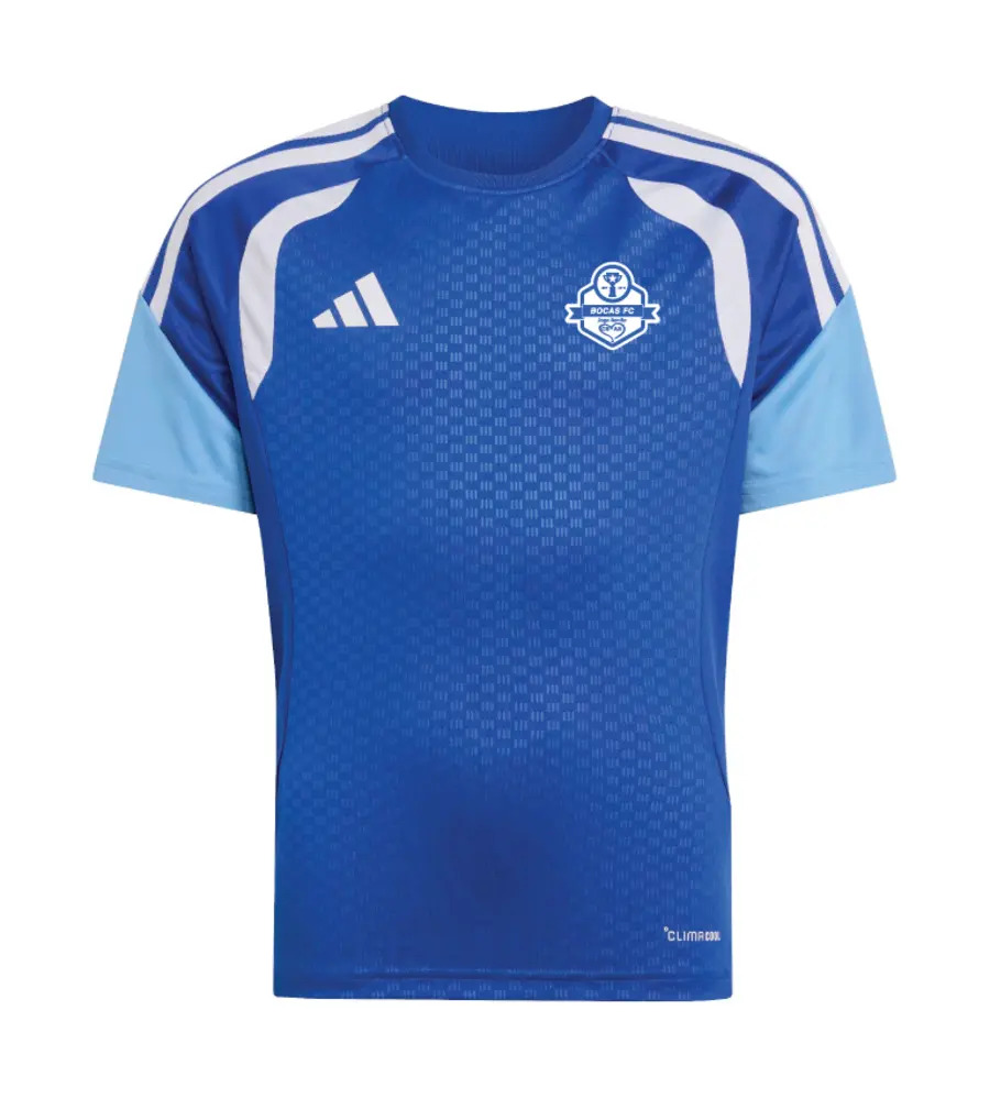 Bocas Coaches Adidas Tiro 26 Comp T-Shirt Royal/White