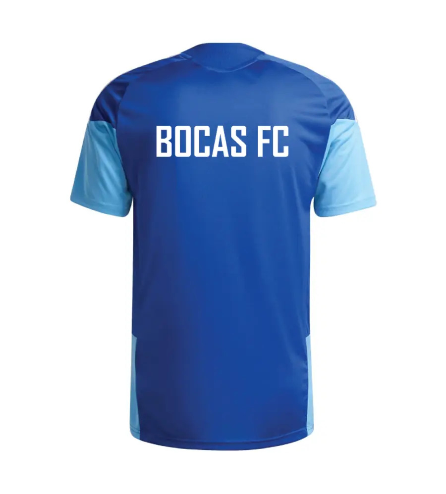 Bocas Coaches Adidas Tiro 26 Comp T-Shirt Royal/White