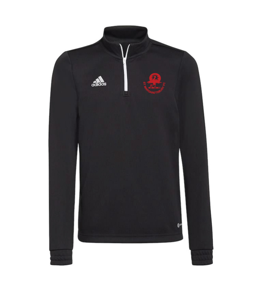 ST Mags Adidas Entrada 1-4 Zip Black SNR