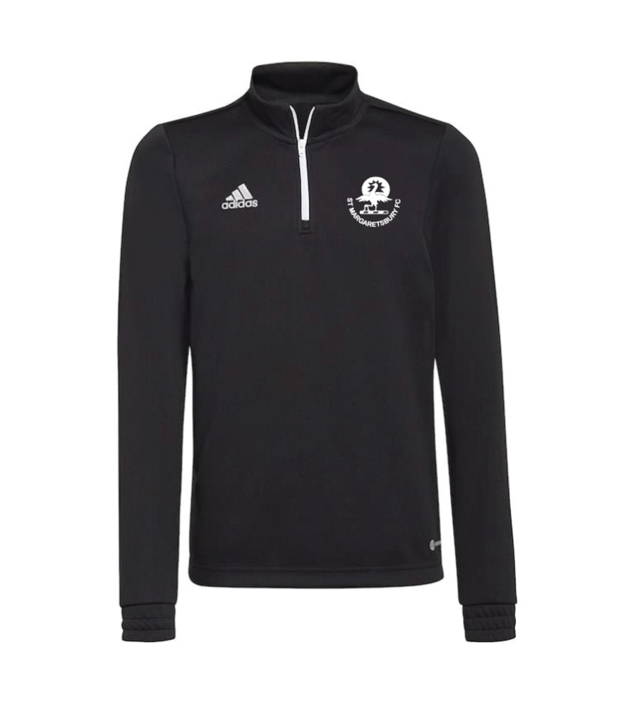ST Mags Adidas Entrada 1-4 Zip Black SNR