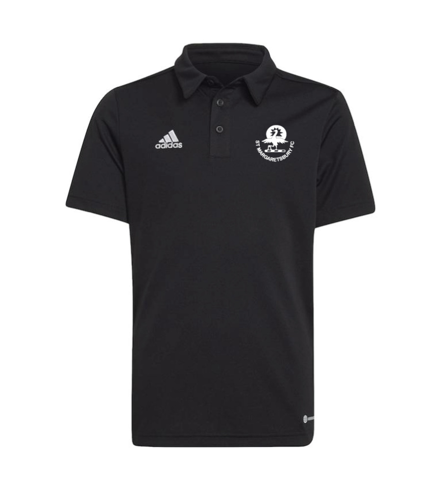 ST Mags Adidas Entrada Polo Black JNR