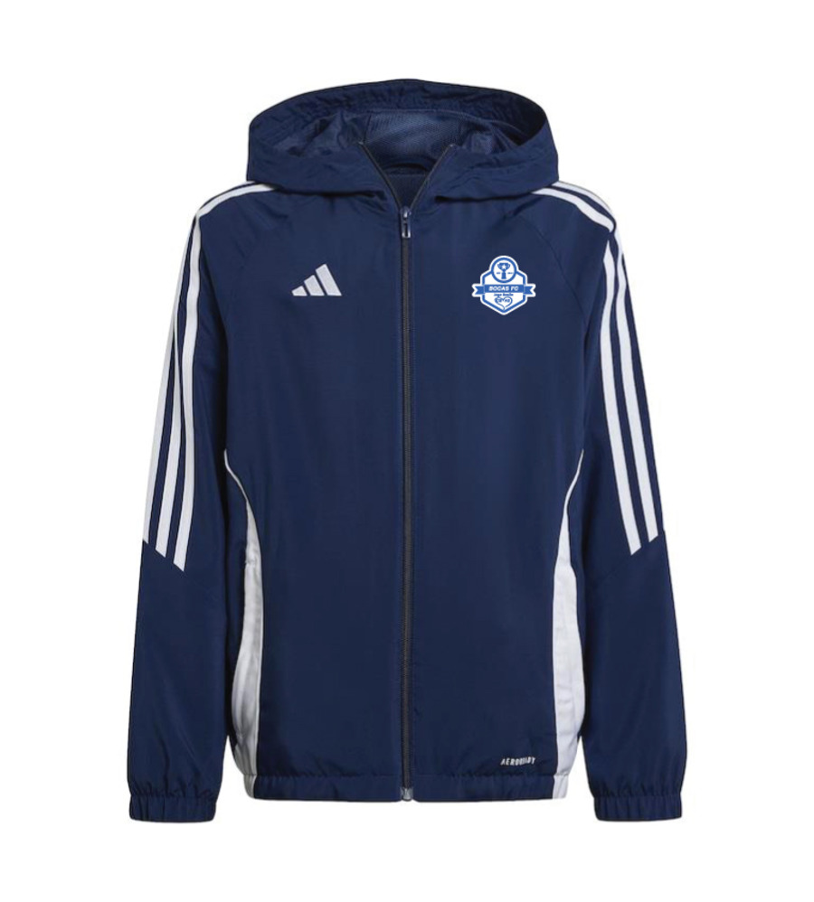 Bocas Adidas Tiro Windbreaker Jacket Navy JNR