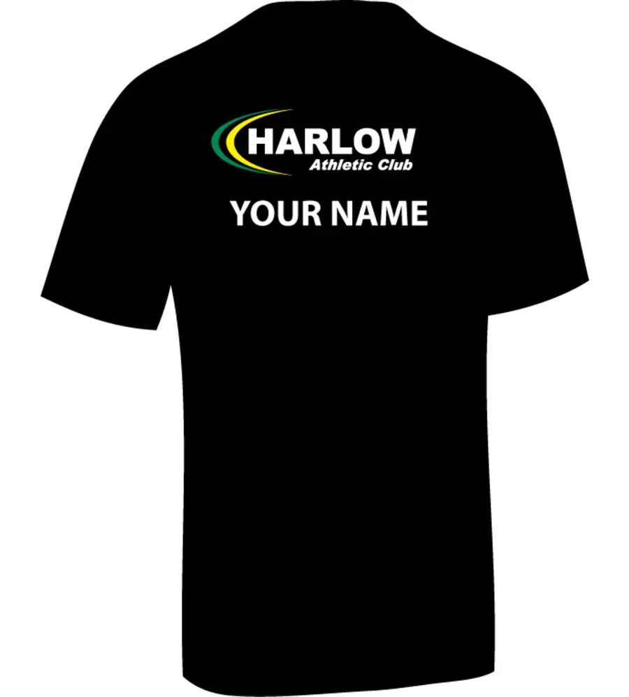 Harlow Athletic Club Awdis Kids Cool Tee Black