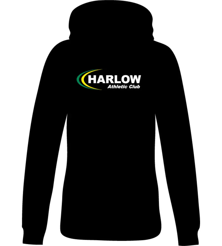 Harlow Athletic Club Awdis Womans Hoodie Black