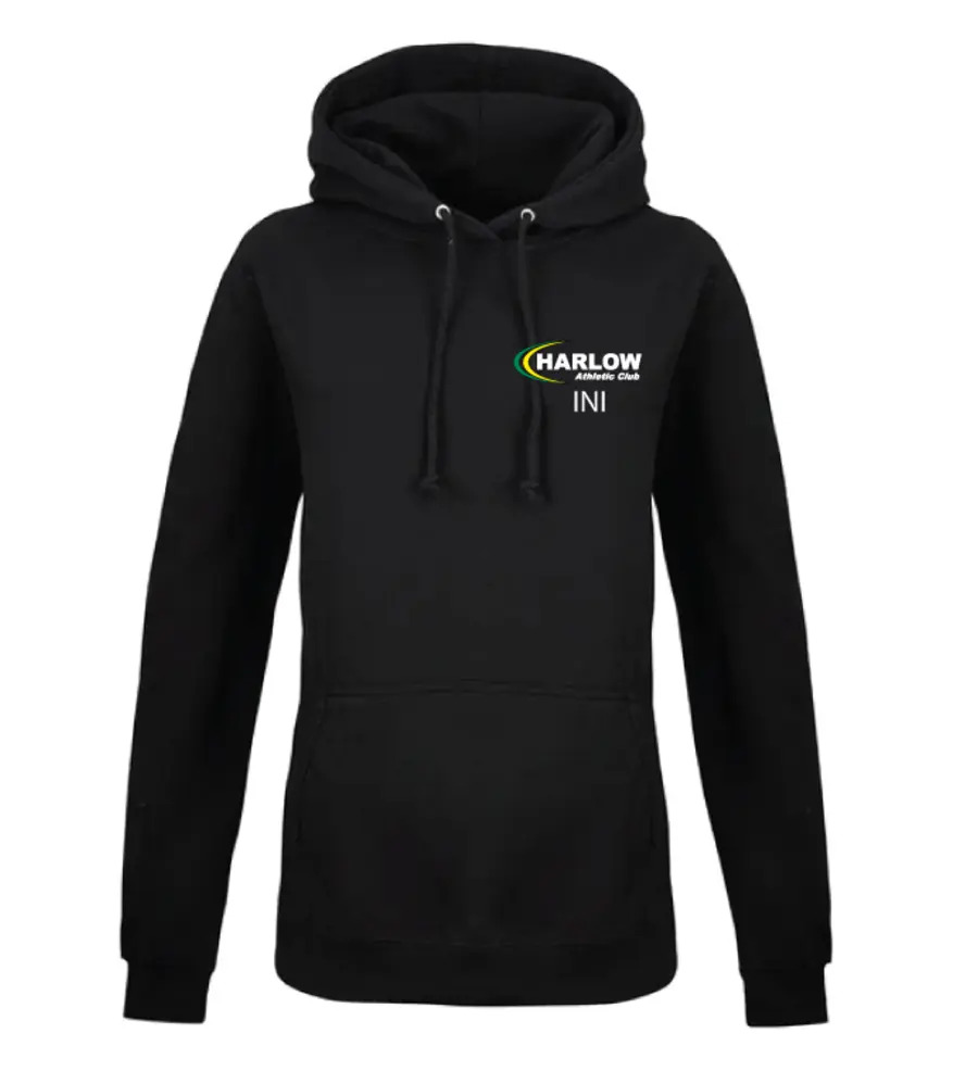 Harlow Athletic Club Awdis Womans Hoodie Black