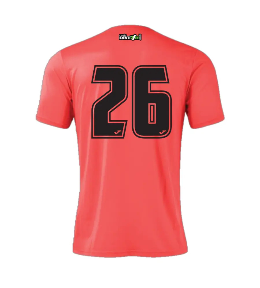 TMFC (10yr Anniversary) Picasho T-Shirt Coral/Black JNR