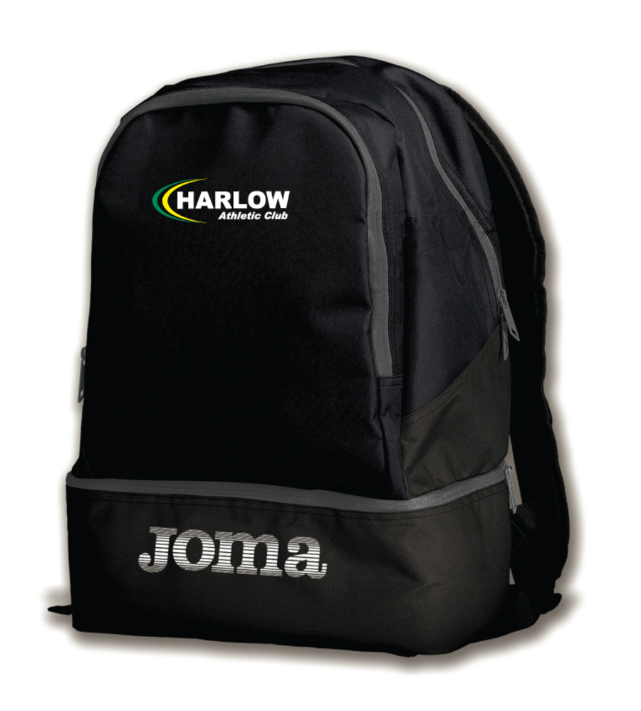Harlow Athletics Club Joma Backpack Black