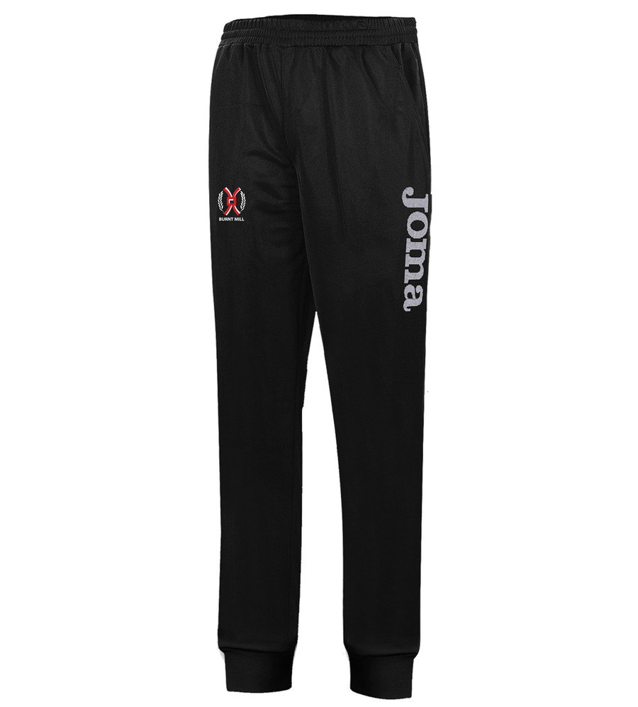 Burnt Mill P.E Tracksuit Bottoms Black with School Crest
