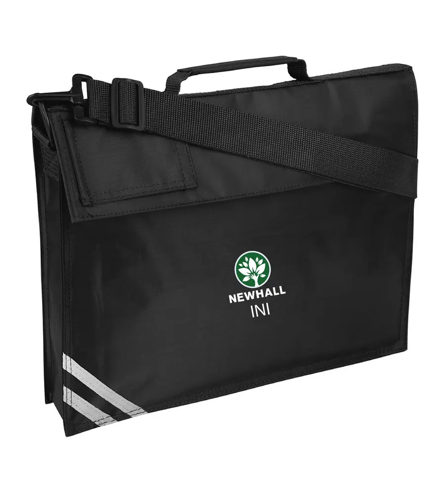 Newhall Primary Bookbag with Strap Black
