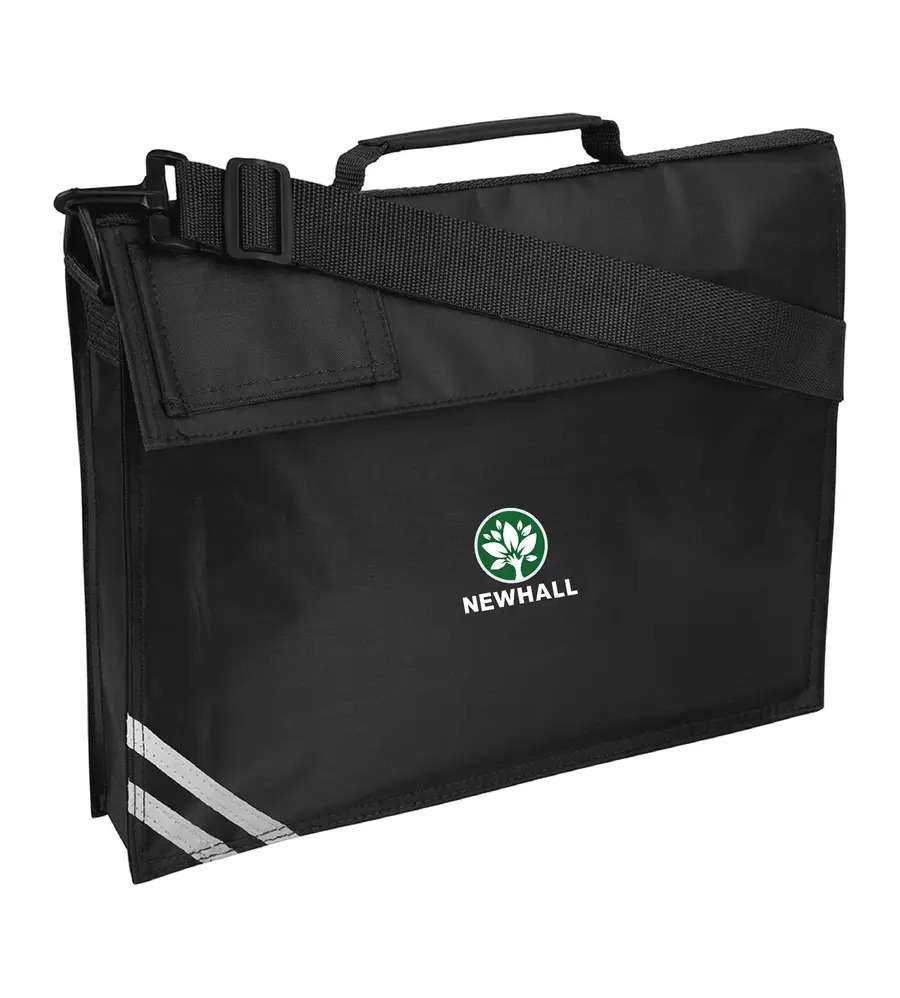 Newhall Primary Bookbag with Strap Black