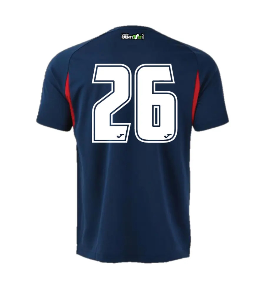 Harlow Town Champ 20 T-Shirt Navy/Royal/Red JNR