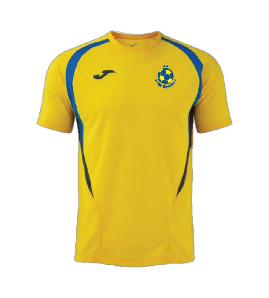 SK Sports Champ 20 T-Shirt Yellow/Royal/Navy SNR