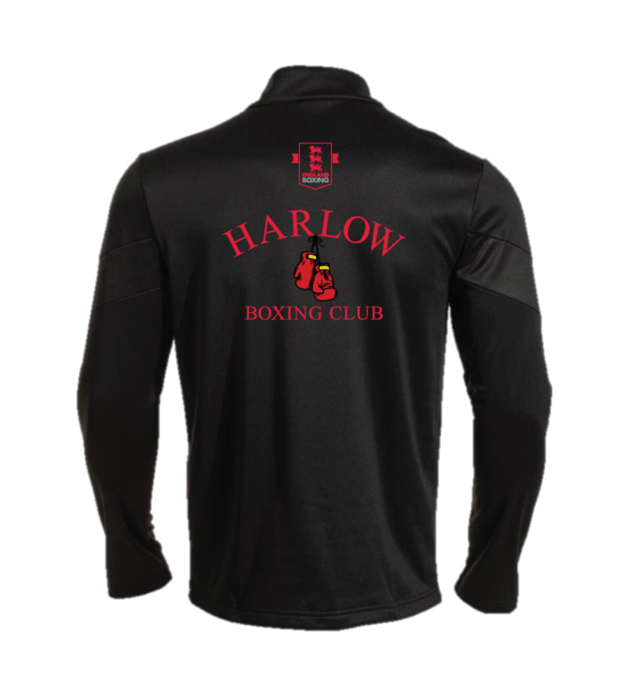 Harlow Boxing Club Coaches Champ VIII 1-4 Zip Black