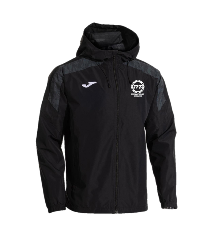 FFE Coaches Champ VIII Rainjacket Black/Grey