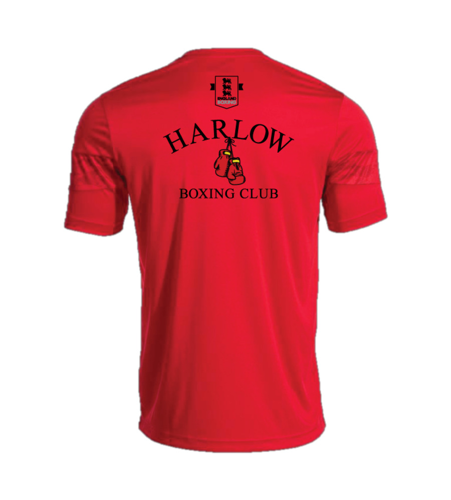 Harlow Boxing Club Champ VIII Coaches T-Shirt Red