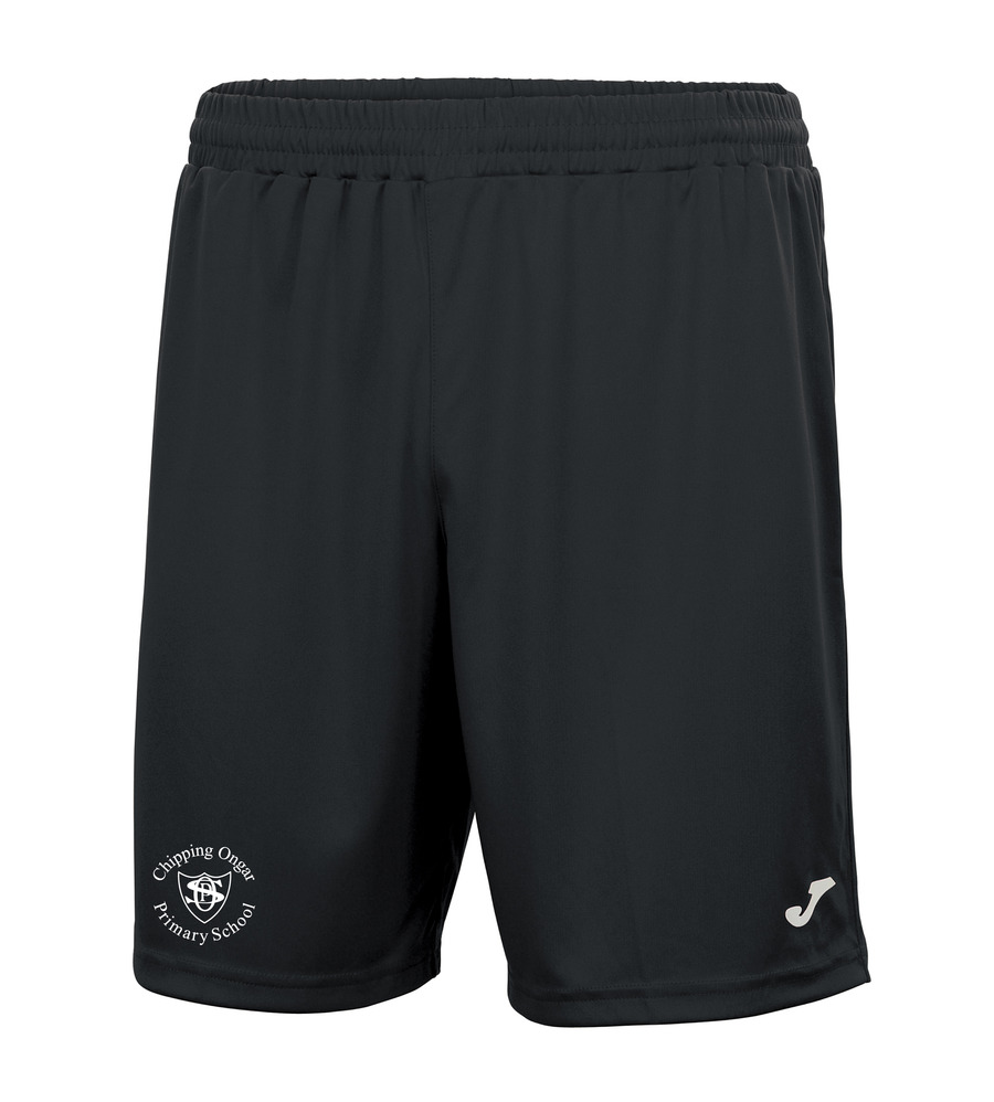 Chipping Ongar Nobel P.E Shorts Black with or without School Crest