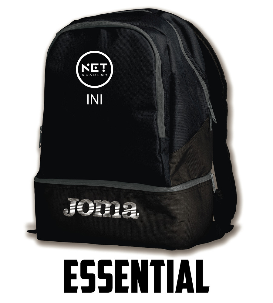 Net Academy Coaches Rucksack Black