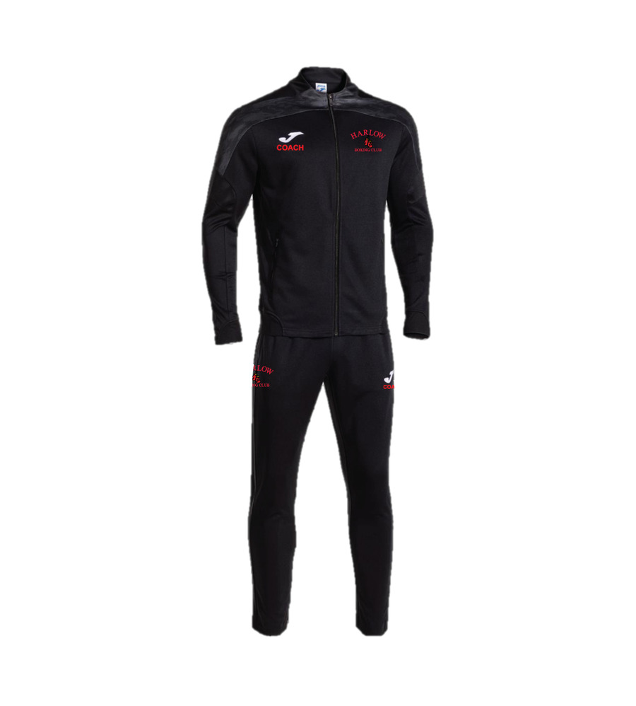 Harlow Boxing Club Coaches Champ VIII Tracksuit Black