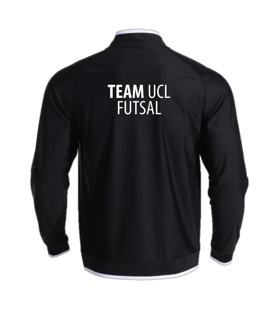 UCL Futsal Combi Premium F/Z Jacket Black/White