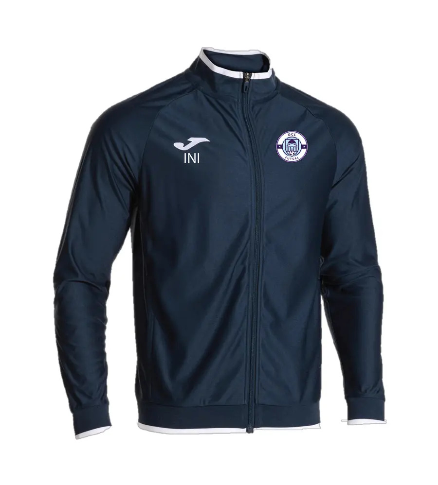 UCL Futsal Combi Premium F/Z Jacket Navy/White