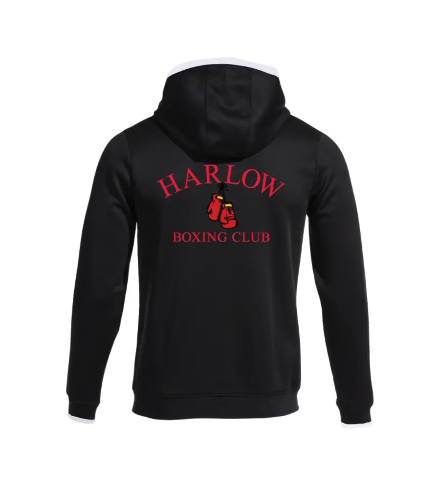 Harlow Boxing Club Coaches Combi Premium Hoodie Black/White
