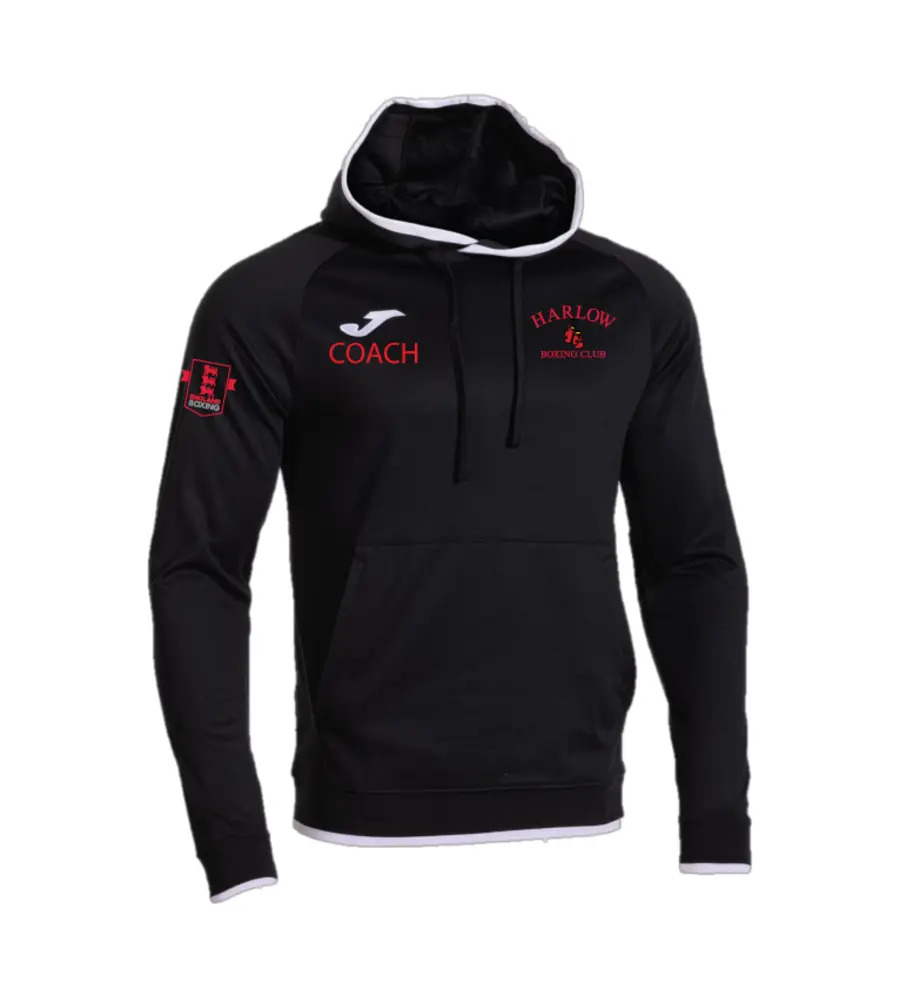 Harlow Boxing Club Coaches Combi Premium Hoodie Black/White