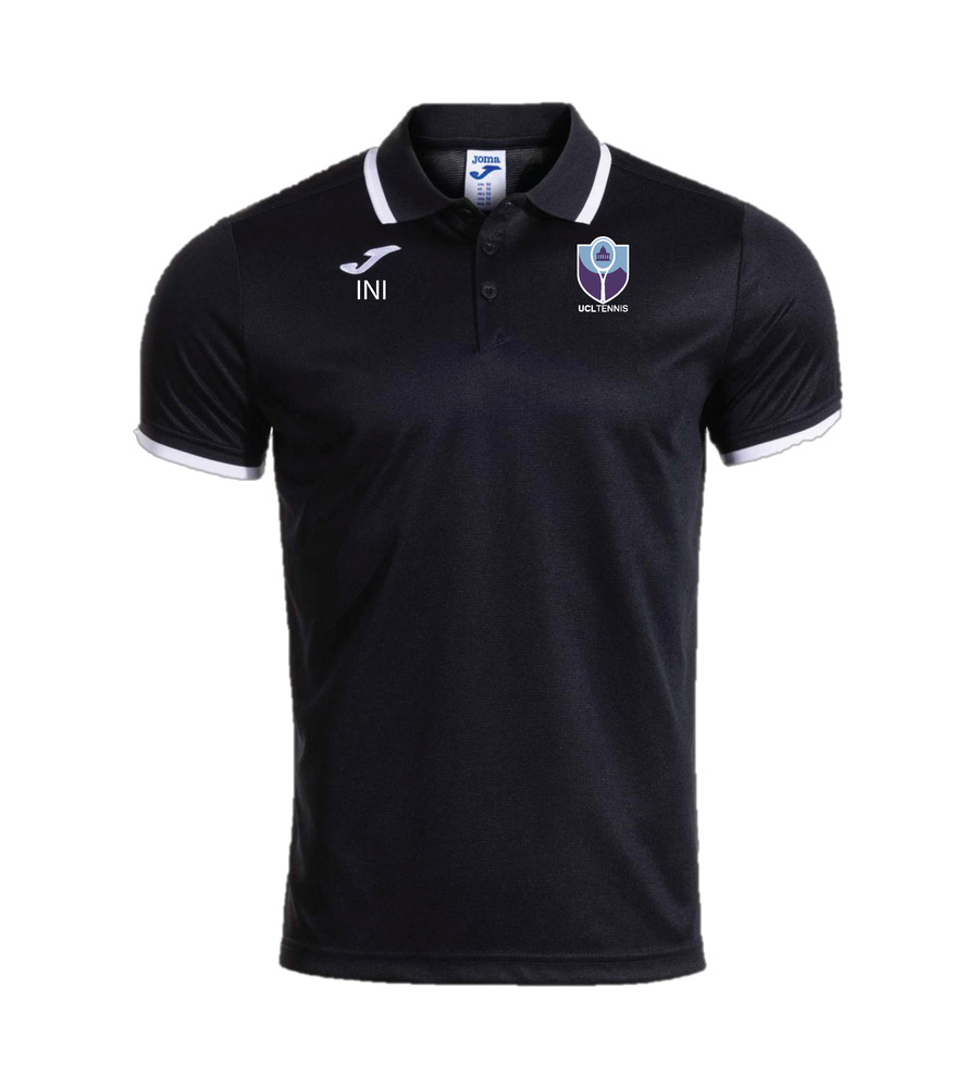 UCL Tennis Combi Premium Polo Black/White