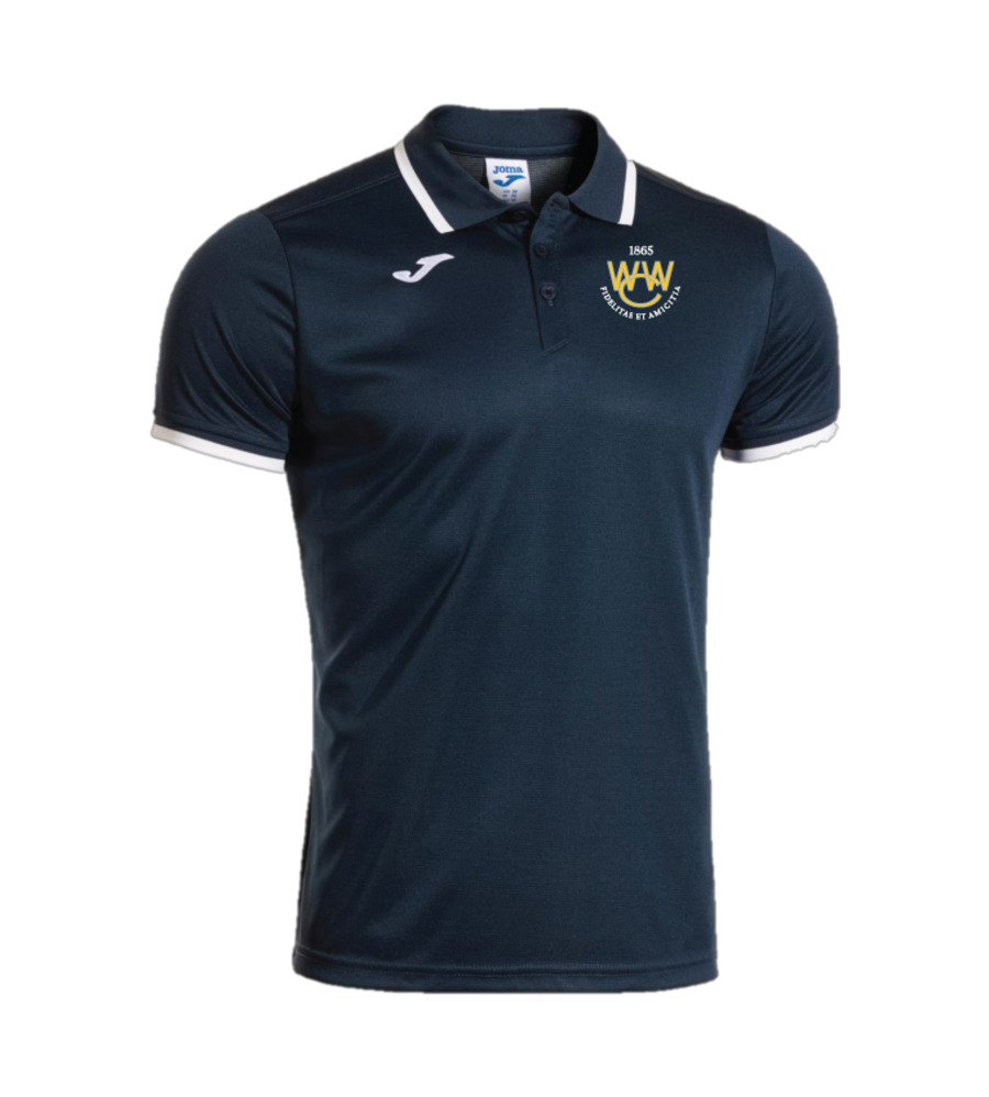 Woodford Wells Combi Premium Polo Navy/White with Badge JNR