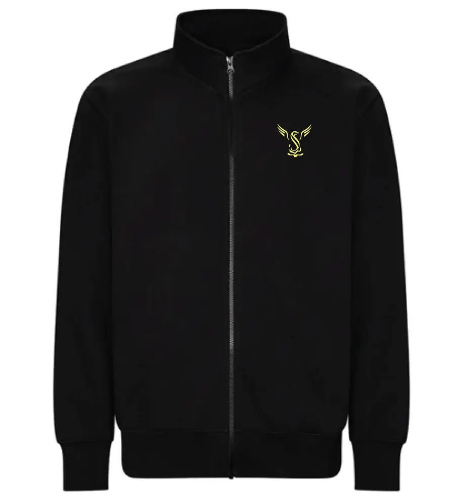 Stewards Cotton Full Zip Sweat Black