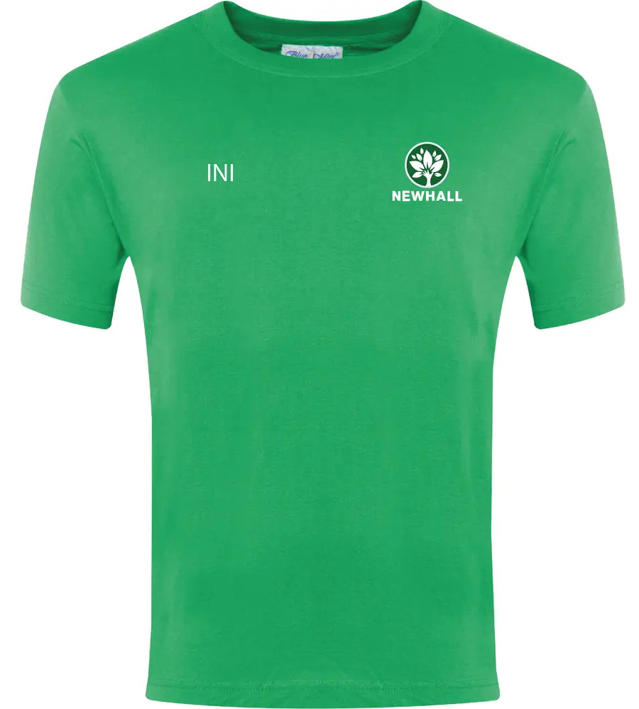 Newhall Primary Cotton T-Shirt Emerald Green