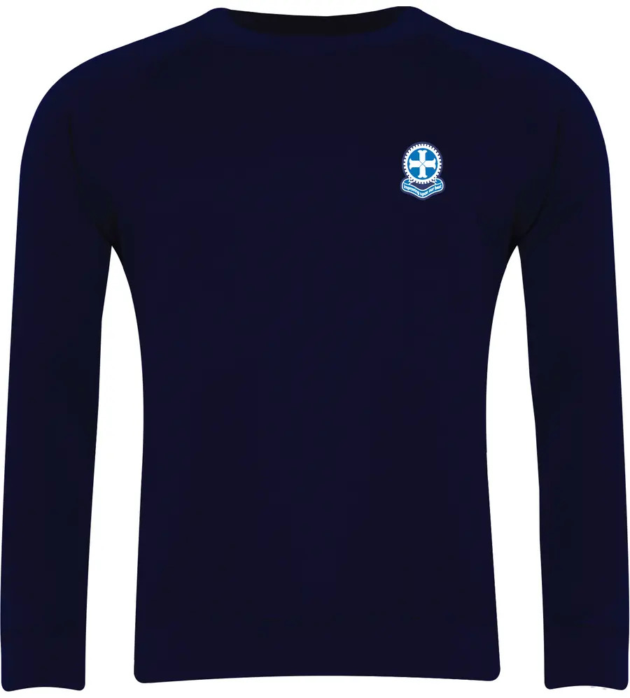 Passmores Cotton Crew Neck Sweatshirt Navy