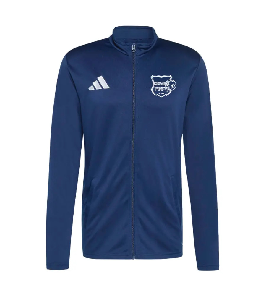 Chars Adidas Entrada 26 Full Zip Navy JNR