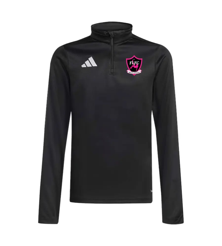 FLFC Adidas Entrada 26 1/4 Zip Black SNR