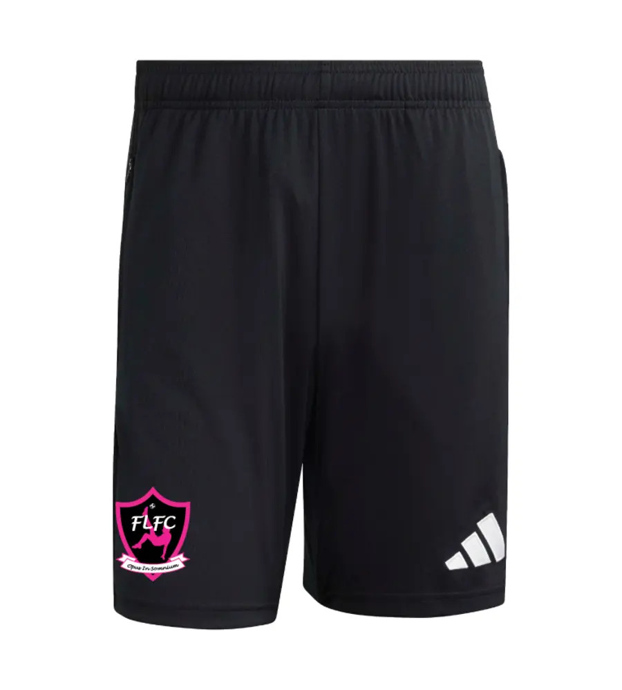 FLFC Adidas Entrada 26 Zip Pocket Short Black JNR