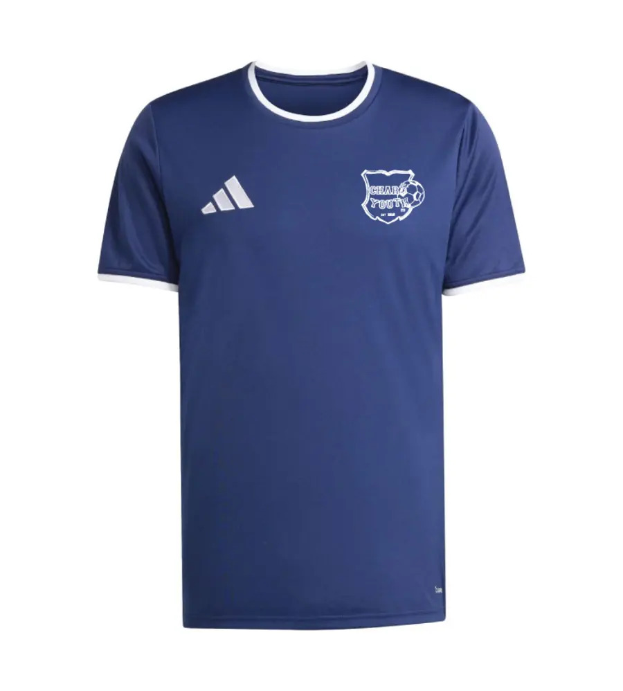 Chars Adidas Entrada T-Shirt Navy JNR